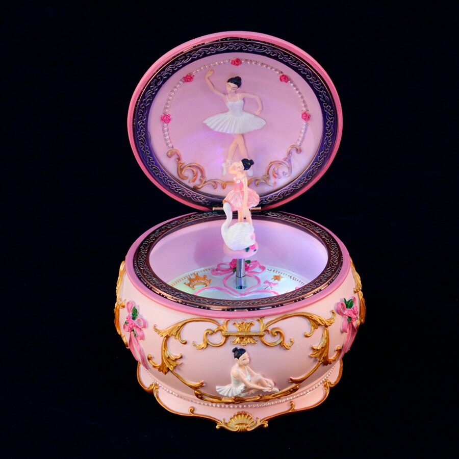 Spinning Ballet Music Box with LED Lights by HitMyNeed