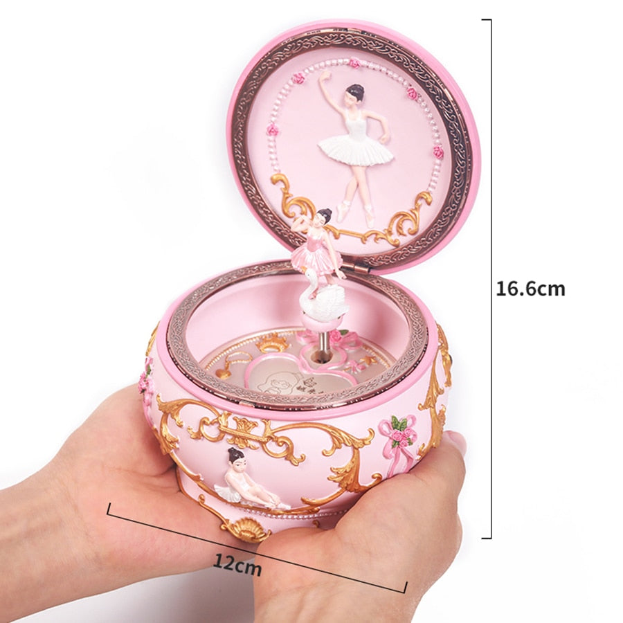 Spinning Ballet Music Box with LED Lights by HitMyNeed