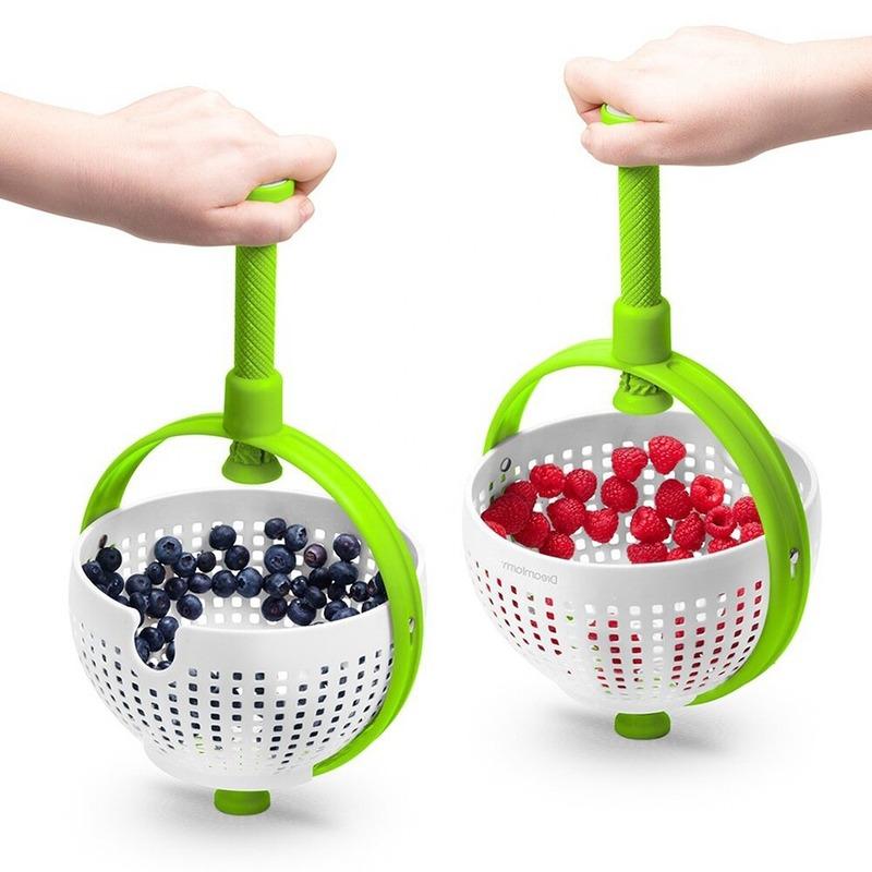 Spinning Colander Basket Drainer for Sink by HitMyNeed