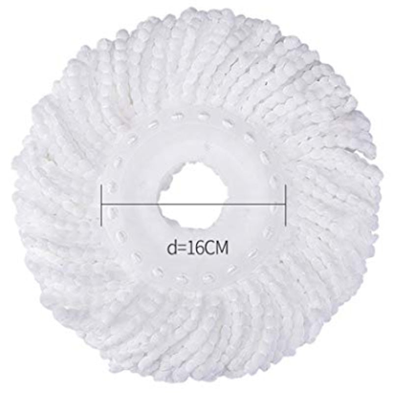Spinning Round Mop Refills 3-Pack, 36 cm Cotton Heads by HitMyNeed