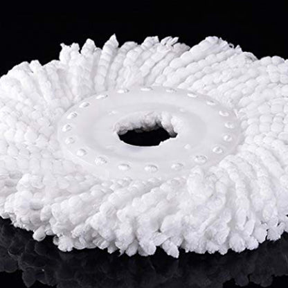 Spinning Round Mop Refills 3-Pack, 36 cm Cotton Heads by HitMyNeed