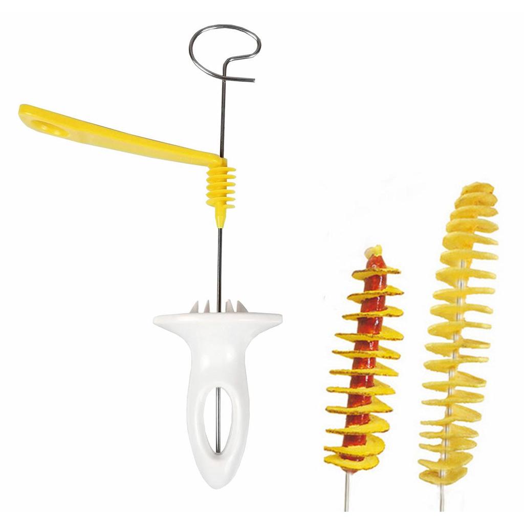 Spiral Potato Cutter 6-Piece Stainless Steel Set by HitMyNeed