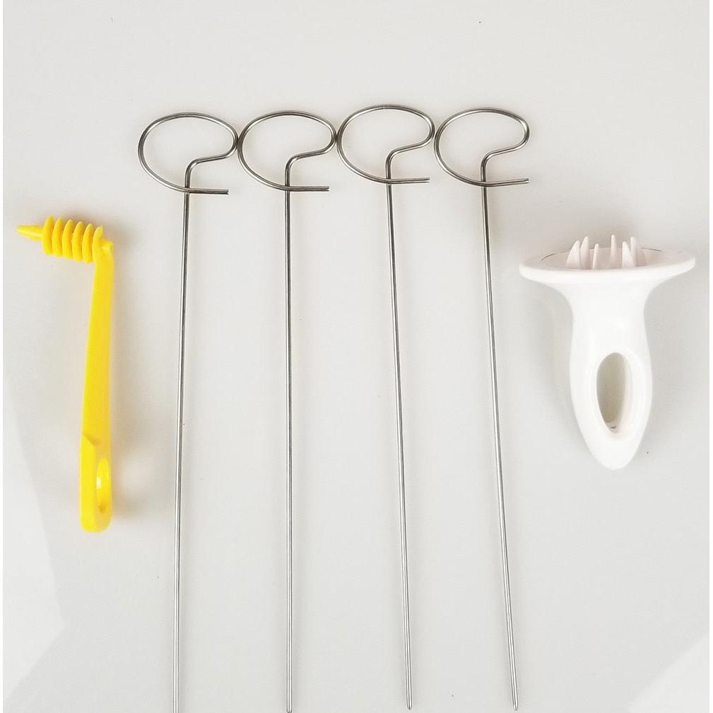 Spiral Potato Cutter 6-Piece Stainless Steel Set by HitMyNeed