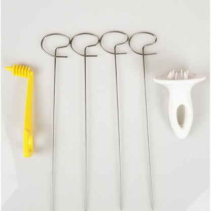 Spiral Potato Cutter 6-Piece Stainless Steel Set by HitMyNeed
