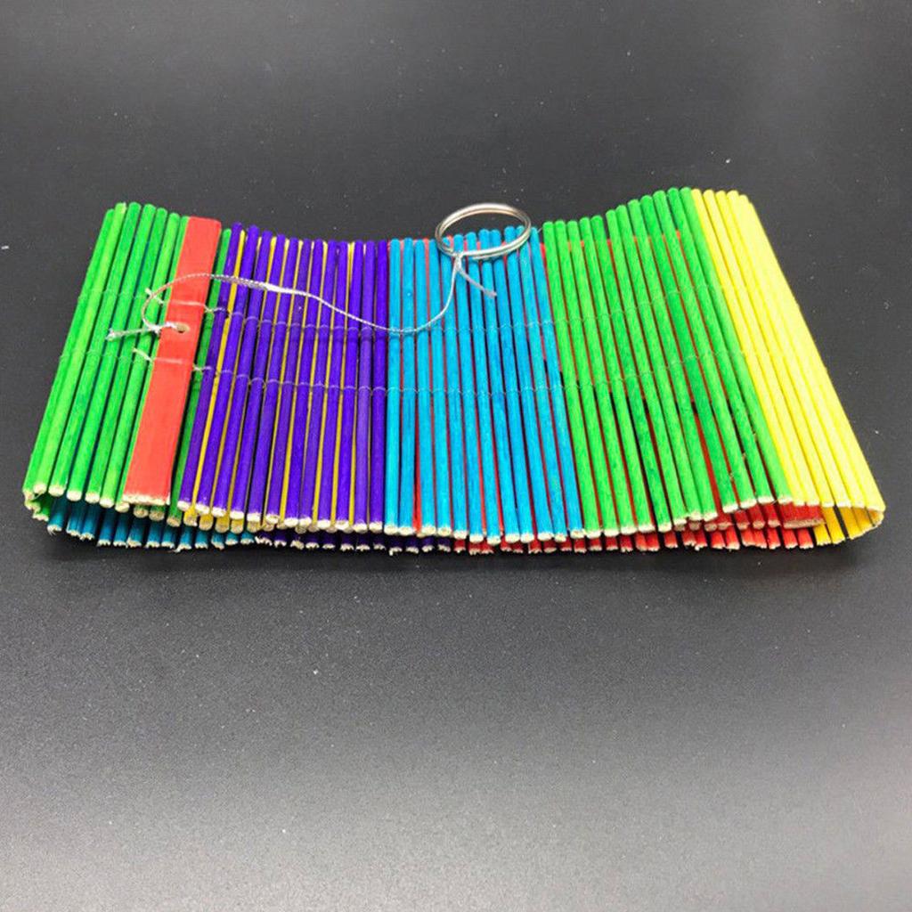 Spiral Rainbow Wooden Wind Chime by HitMyNeed