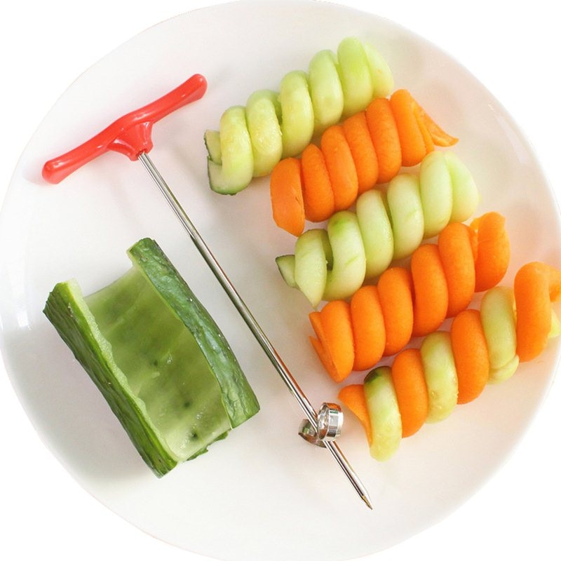 Spiral Vegetable Cutter Kitchen Tool by HitMyNeed