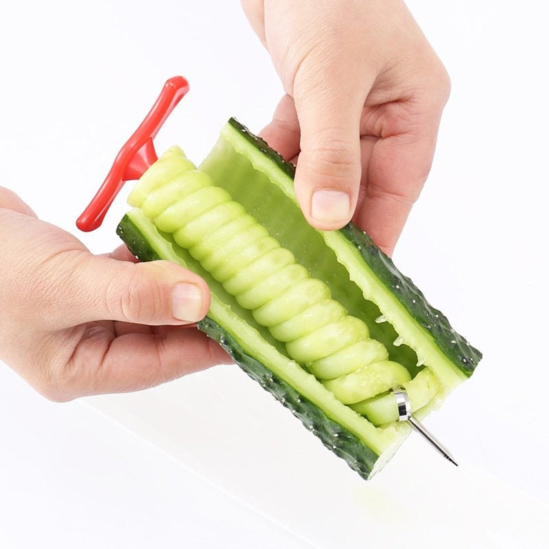 Spiral Vegetable Cutter Kitchen Tool by HitMyNeed