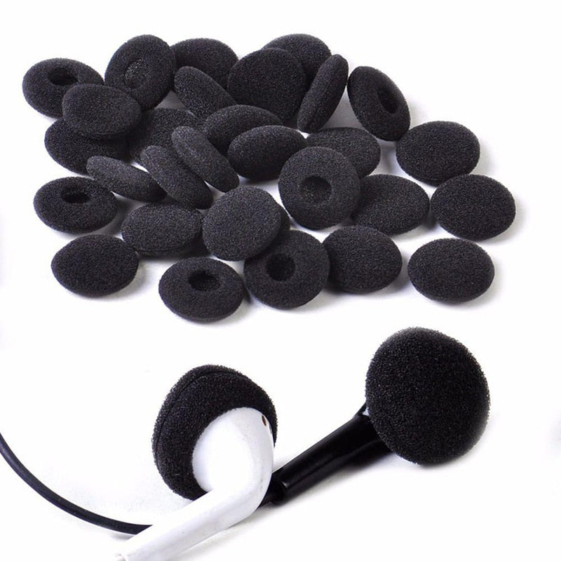 Sponge Earphone Foam Covers with Case (20 Pack) by HitMyNeed