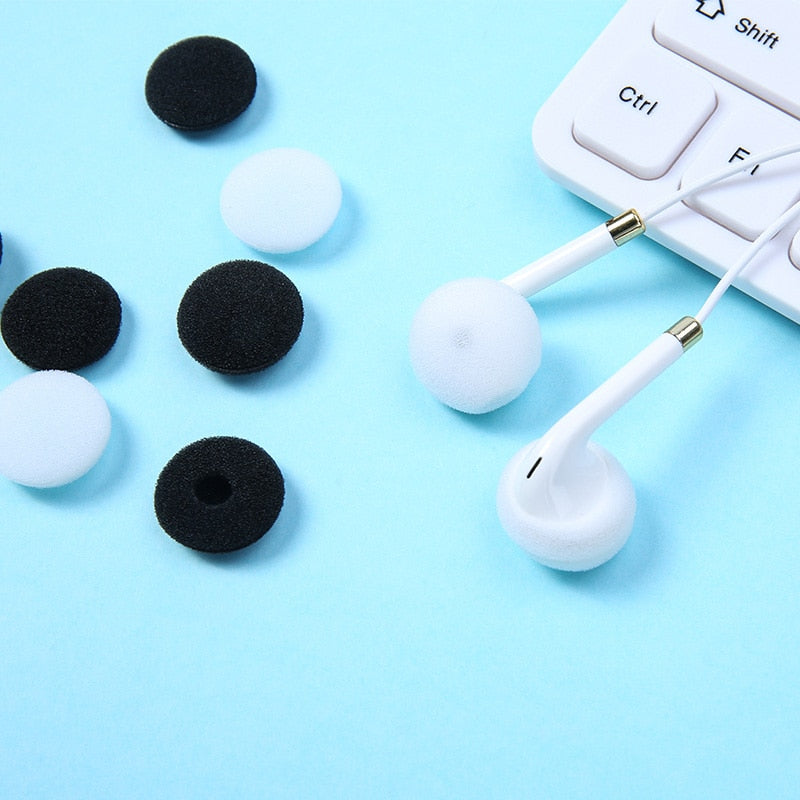 Sponge Earphone Foam Covers with Case (20 Pack) by HitMyNeed