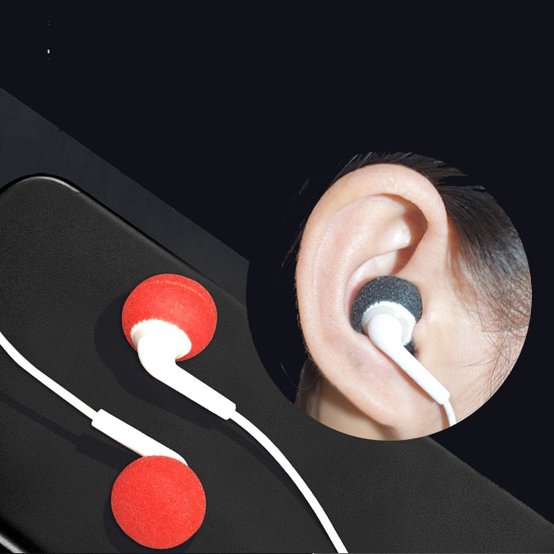 Sponge Earphone Foam Covers with Case (20 Pack) by HitMyNeed