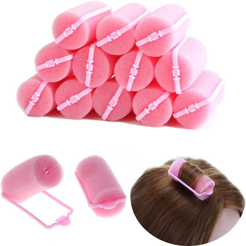 Sponge Hair Rollers Curl Foams (Set of 12) by HitMyNeed