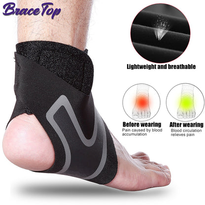 Sport Ankle Stabilizer Compression Support Brace by HitMyNeed