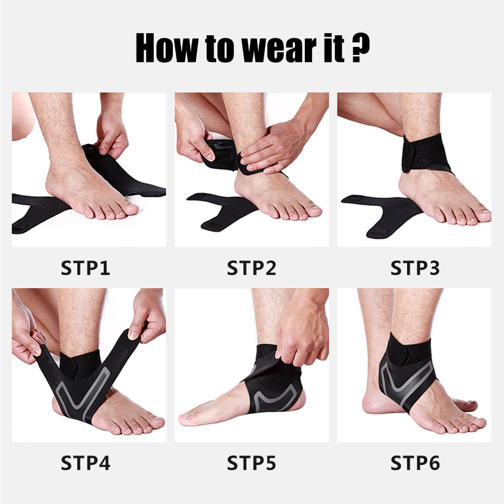 Sport Ankle Stabilizer Compression Support Brace by HitMyNeed