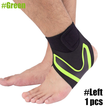 Sport Ankle Stabilizer Compression Support Brace green-left-foot m by HitMyNeed