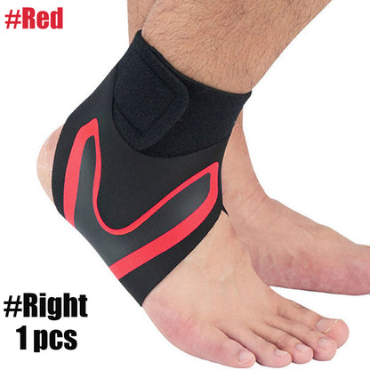 Sport Ankle Stabilizer Compression Support Brace red-right-foot m by HitMyNeed