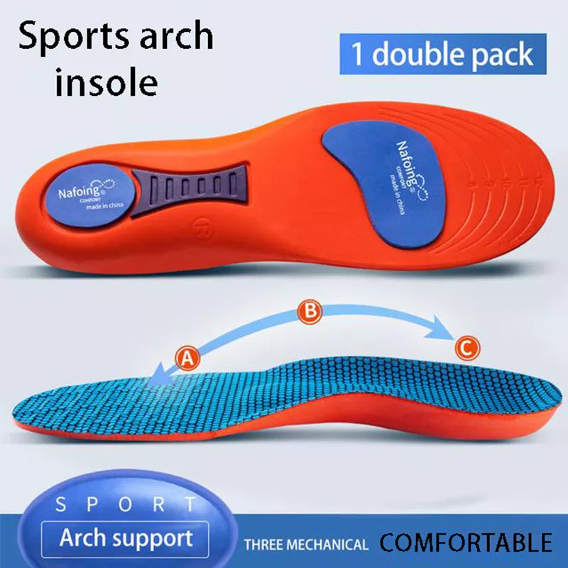 Sport Orthopedic Insoles for Running and Daily Use blue eu41-42260mm by HitMyNeed