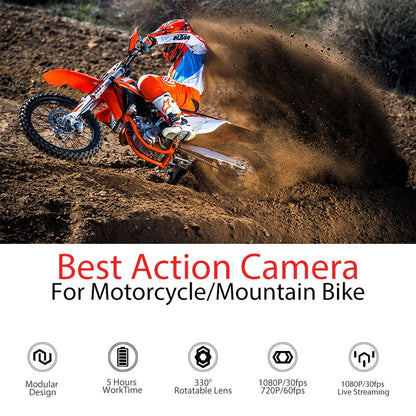 Sports Action Camera HD 1080P with Long Battery Life by HitMyNeed