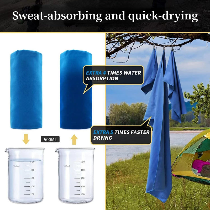 Sports Microfiber Quick-Dry Pocket Towel 40x80cm by HitMyNeed