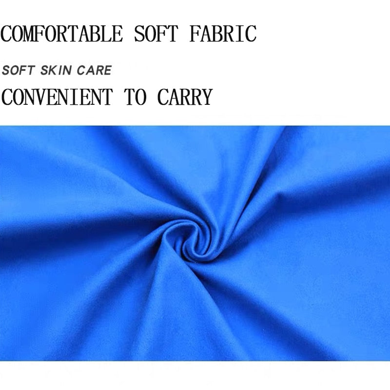 Sports Microfiber Quick Dry Pocket Towel 80x130cm by HitMyNeed
