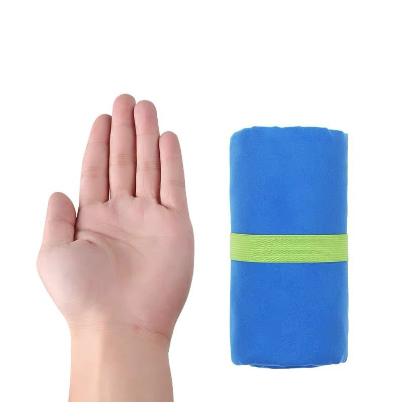 Sports Microfiber Quick Dry Pocket Towel 80x130cm by HitMyNeed