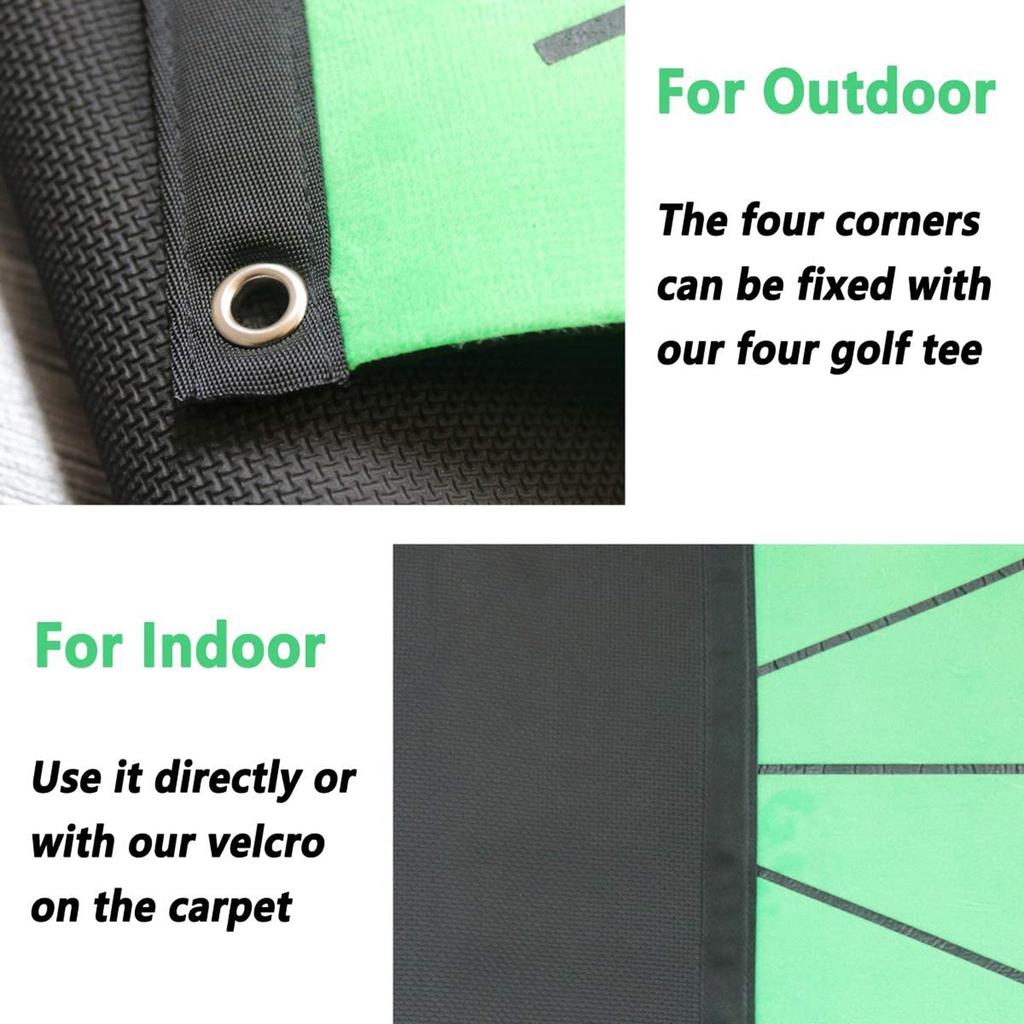 Sports Training Rubber Golf Swing Mat 30x60cm by HitMyNeed