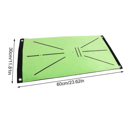 Sports Training Rubber Golf Swing Mat 30x60cm by HitMyNeed