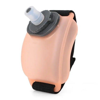 Sports Wrist Water Bottle for Running & Cycling orange by HitMyNeed