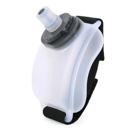 Sports Wrist Water Bottle for Running & Cycling white by HitMyNeed