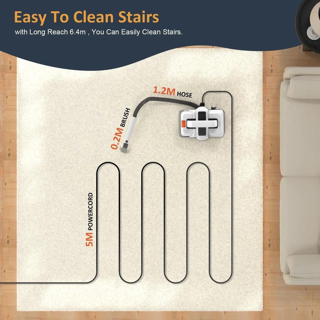 Spot Cleaner Handheld Carpet & Upholstery Machine by HitMyNeed
