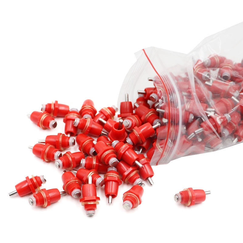 Spring Chicken Water Feeder Nipples (50 Pack) by HitMyNeed
