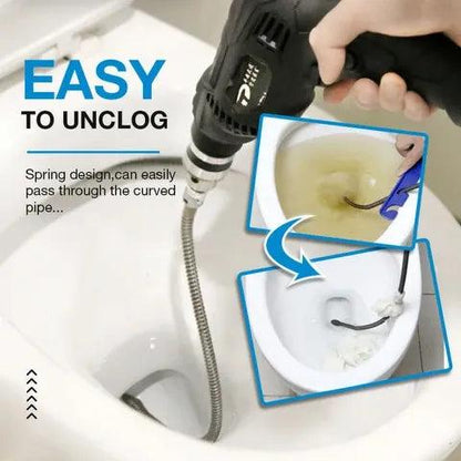 Spring Drain Cleaner Cable for Electric Drill, 1m by HitMyNeed