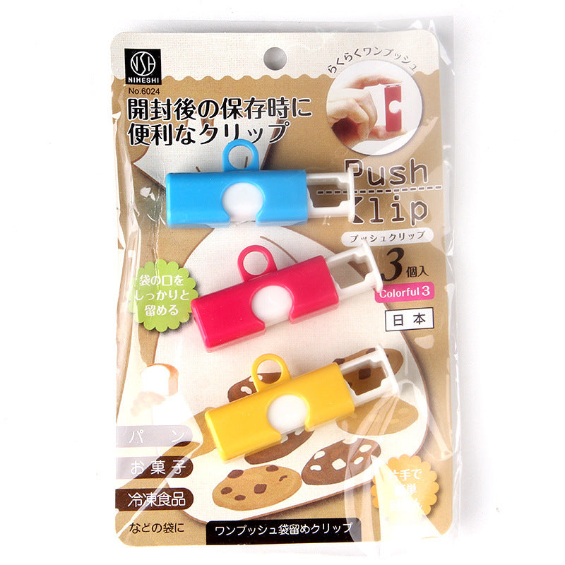 Spring Loaded Bread Bag Clips, 3-Pack by HitMyNeed