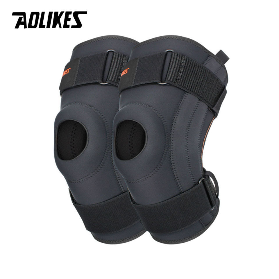 Spring Support Compression Knee Brace for Sports 1pair-knee m by HitMyNeed