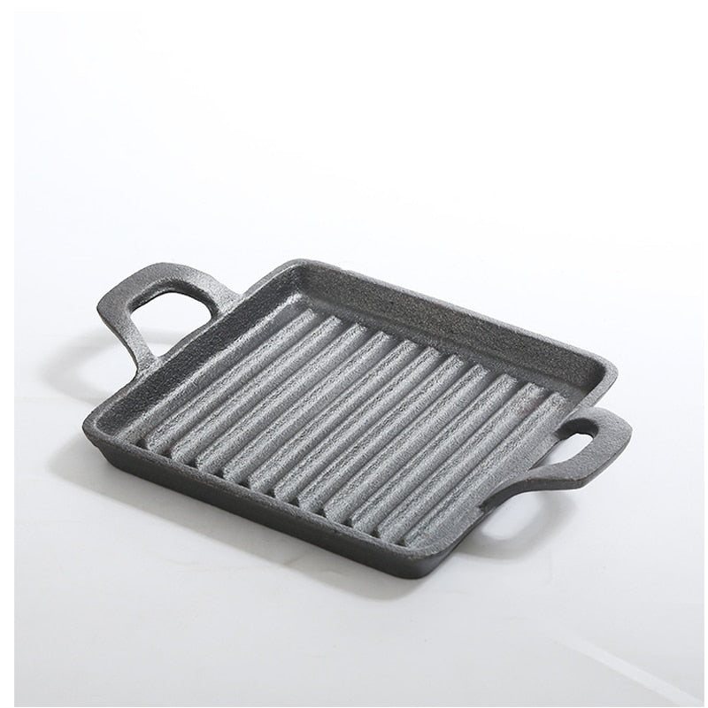 Square Cast Iron Grill Pan 14cm by HitMyNeed