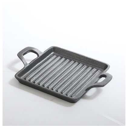 Square Cast Iron Grill Pan 14cm by HitMyNeed