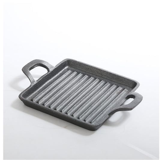 Square Cast Iron Grill Pan 14cm by HitMyNeed