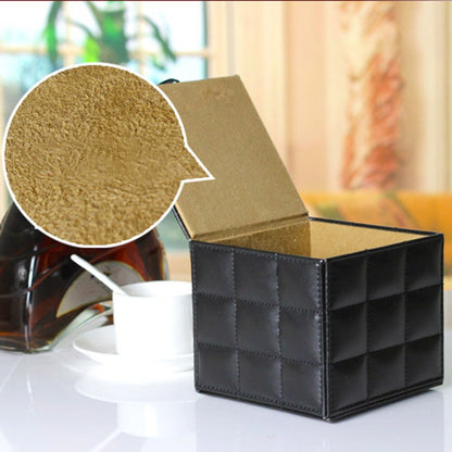 Square PU Leather Tissue Box Cover by HitMyNeed