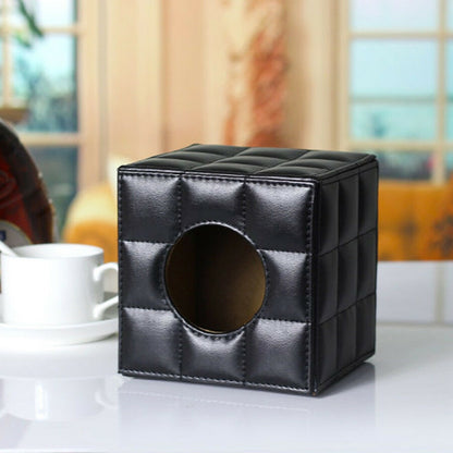 Square PU Leather Tissue Box Cover by HitMyNeed
