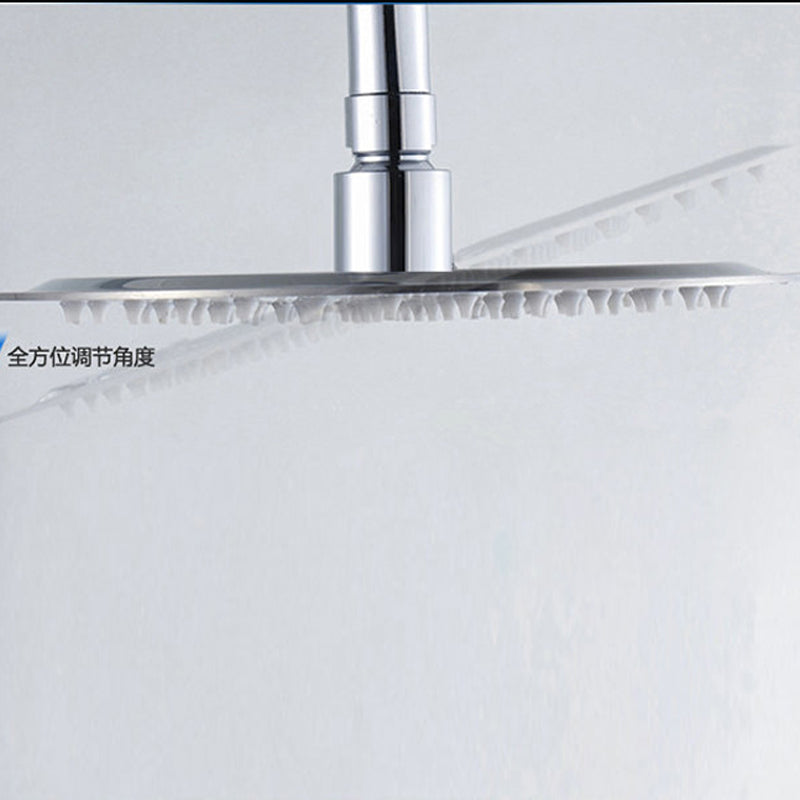 Square Rainfall Shower Head 12" Brass, 196 Nozzles by HitMyNeed