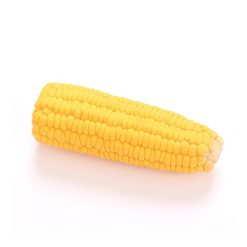 Squeaky Natural Latex Corn Dog Toy for Dogs by HitMyNeed
