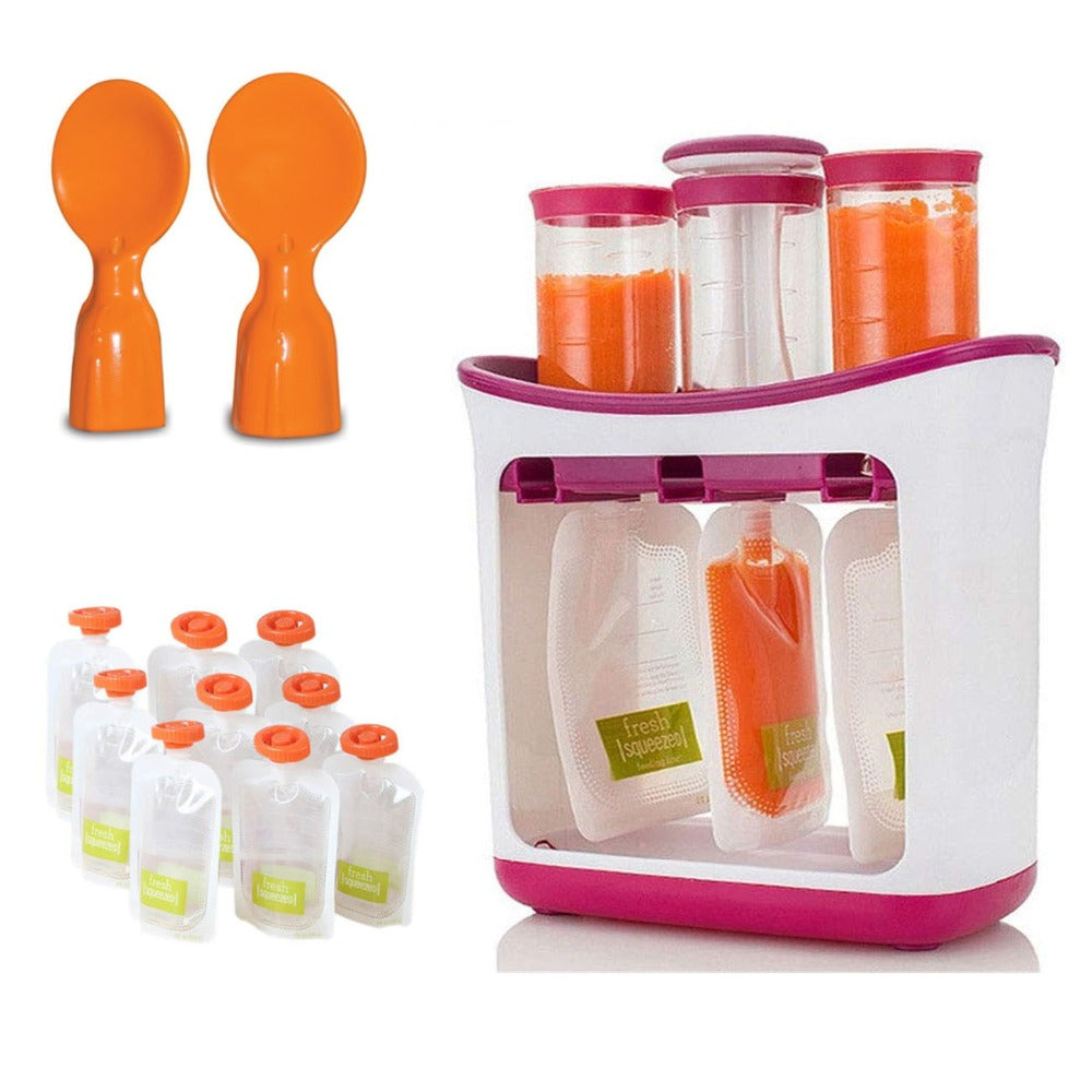 Squeeze Station Fresh Juice & Pouch Filling System by HitMyNeed