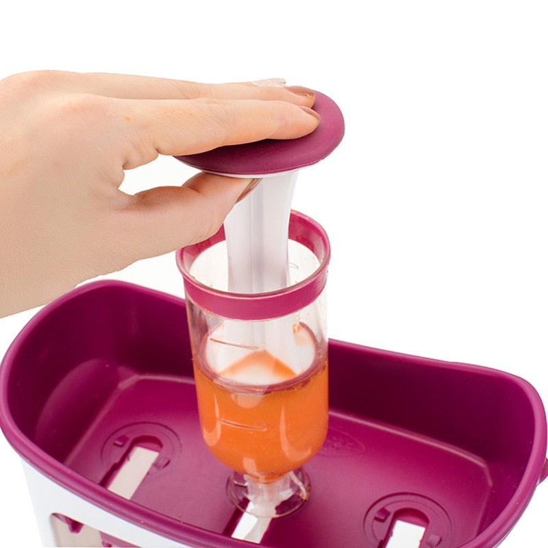Squeeze Station Fresh Juice & Pouch Filling System by HitMyNeed