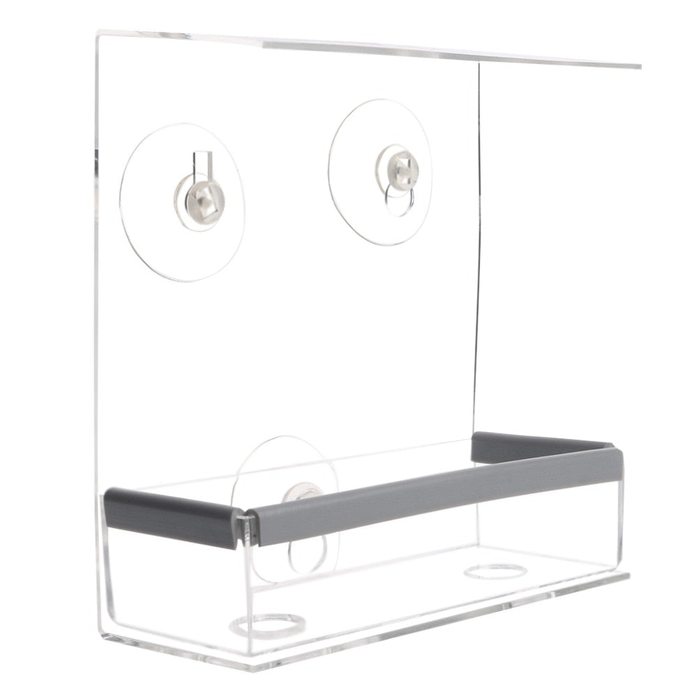 Squirrel Proof Window Bird Feeder with Suction Cups by HitMyNeed