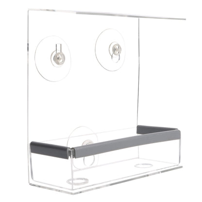Squirrel Proof Window Bird Feeder with Suction Cups by HitMyNeed