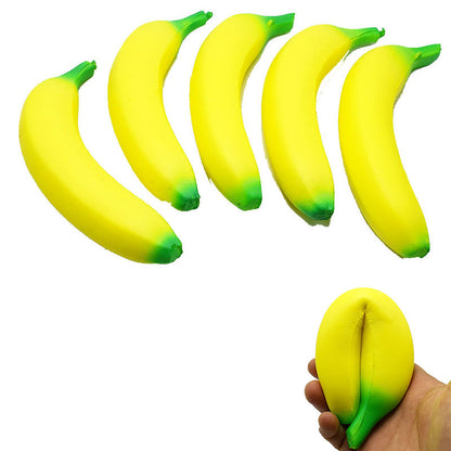 Squishy Banana Fidget Toy for Stress Relief by HitMyNeed