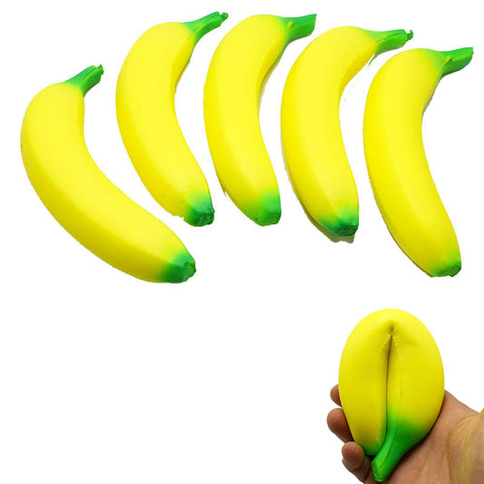 Squishy Banana Fidget Toy for Stress Relief by HitMyNeed