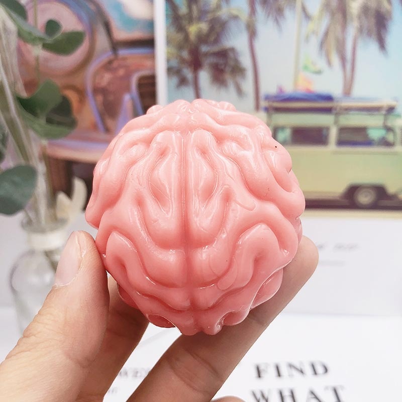 Squishy Brain Silicone Sensory Stress Toy by HitMyNeed