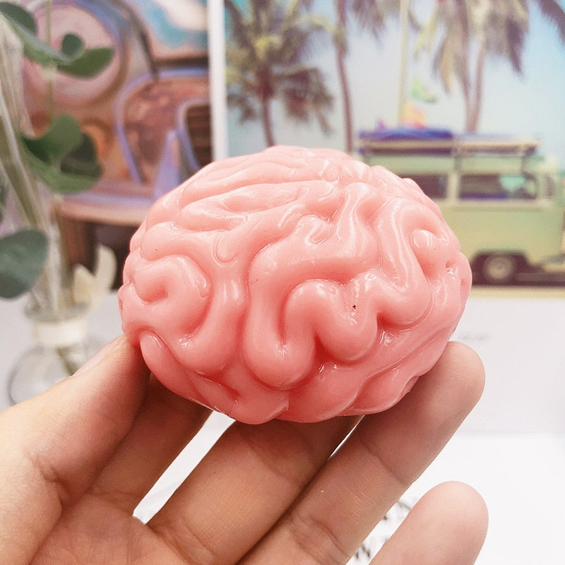 Squishy Brain Silicone Sensory Stress Toy by HitMyNeed