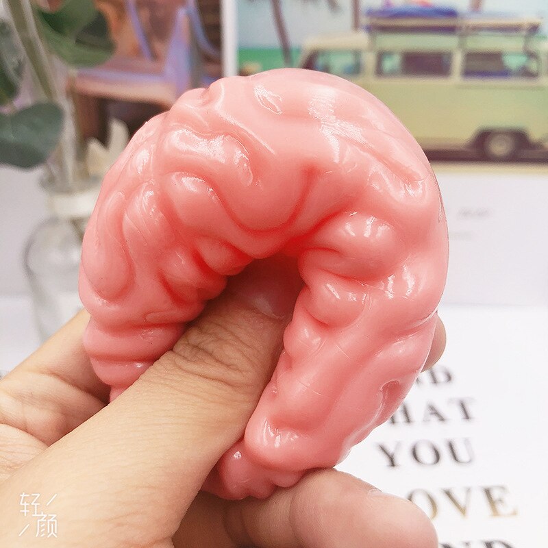 Squishy Brain Silicone Sensory Stress Toy by HitMyNeed