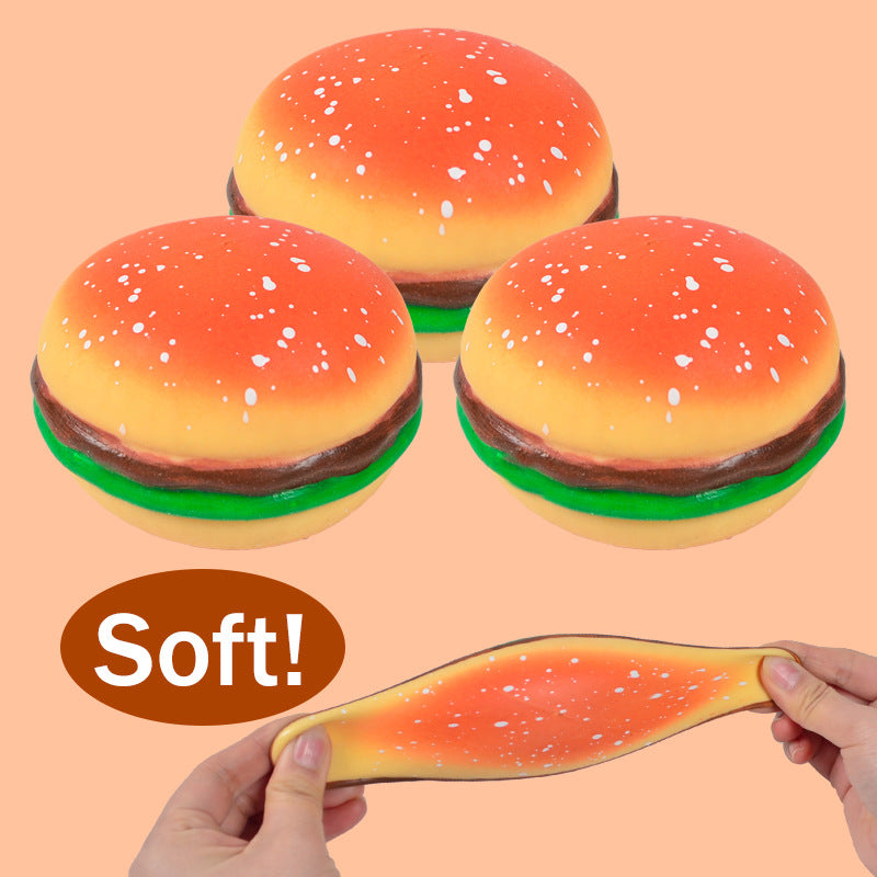 Squishy Burger Stress Relief Squeeze Toy by HitMyNeed